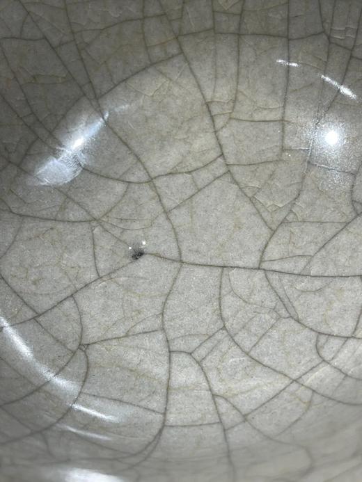 黑胎哥窑灰青釉葵口碗，顺丰包邮 商品图3