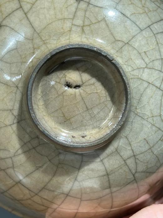 黑胎哥窑灰青釉葵口碗，顺丰包邮 商品图10