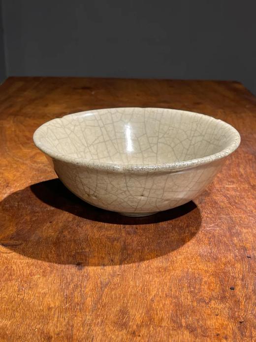 黑胎哥窑灰青釉葵口碗，顺丰包邮 商品图13