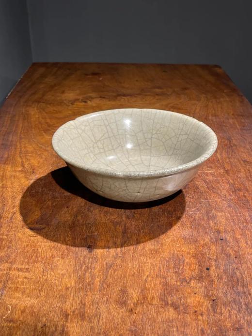 黑胎哥窑灰青釉葵口碗，顺丰包邮 商品图6