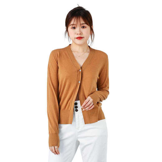 oldcolour2022秋商场同款法式复古温柔气质针织短外套O31053102 商品图4