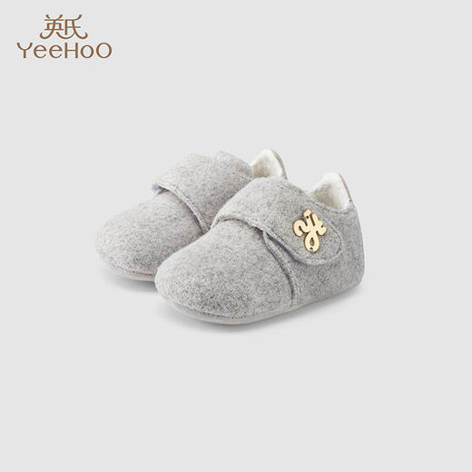 英氏儿童鞋宝宝步前鞋磨毛魔术贴鞋子2023秋季新款YFXHJ3P190A 商品图0