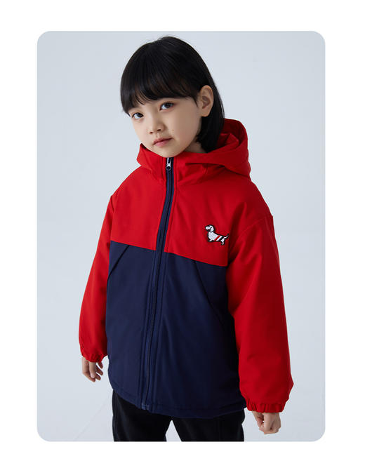 【反季清仓】龙之涵 亲子款一衣三穿冲锋衣冲锋裤合集 中大童保暖上衣 婴幼儿A类标准 商品图6