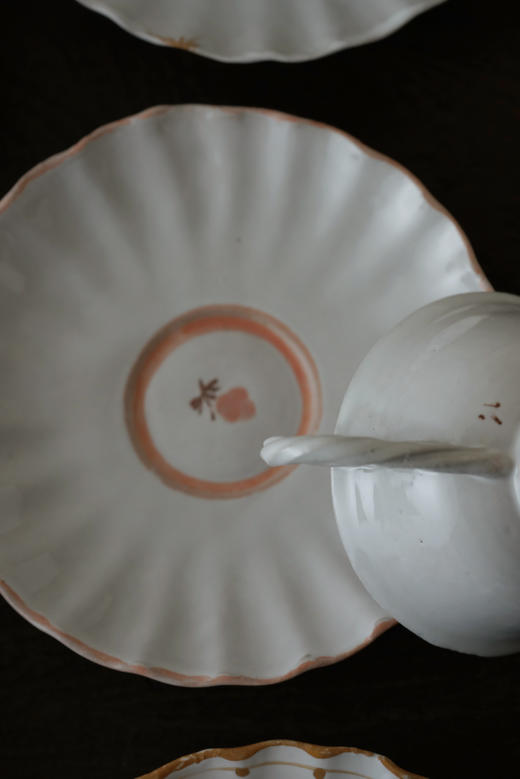 中田雄一78Demi咖啡套杯 明橙花纹 商品图2