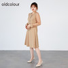 oldcolour欧珂秋商场同款简约气质设计款纯色连衣裙女O32103285 商品缩略图2