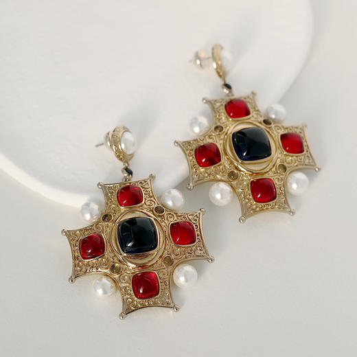 【大英博物馆联名】系列 | 拜占庭国王耳环 商品图1