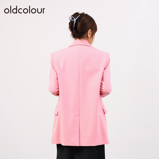 oldcolour欧珂秋季简约休闲气质显瘦西装外套女O33048360 商品图4