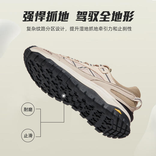 骆驼2025春夏季3M反光厚底缓震城市户外网面轻徒步鞋 G13S342069 商品图3