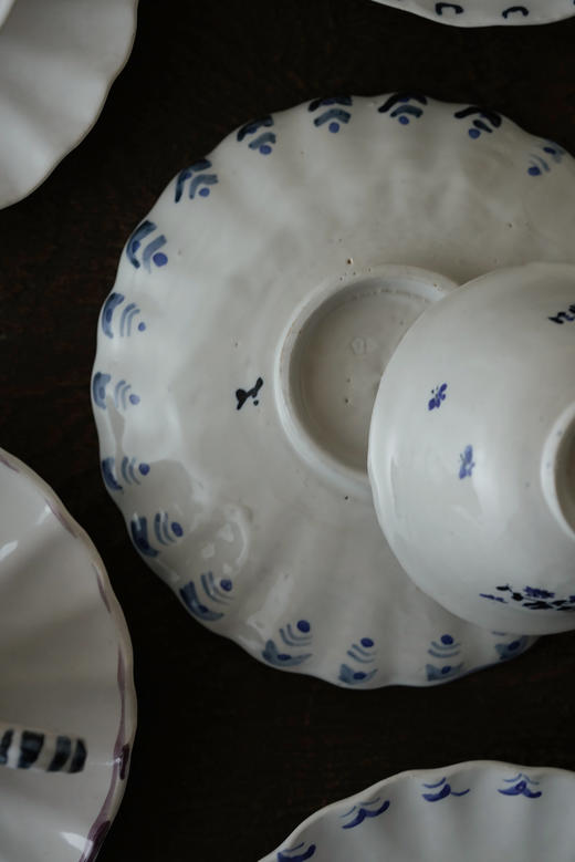 中田雄一70Demi咖啡套杯 青花蝶纹 商品图3