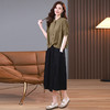 时尚气质，新款休闲修身减龄透气女神两件套套裙HR-MUZL673T-10 商品缩略图4