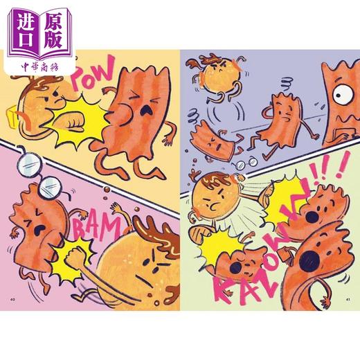 【中商原版】桥梁漫画 超级煎饼 Super Pancake 英文原版 小初文学 儿童漫画故事图画书 进口图书 幽默笑话故事书图画图像小说 商品图2