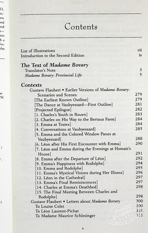 【中商原版】包法利夫人 诺顿文学解读系列 英文原版 Norton Critical Editions: Madame Bovary Gustave Flaubert 商品图7