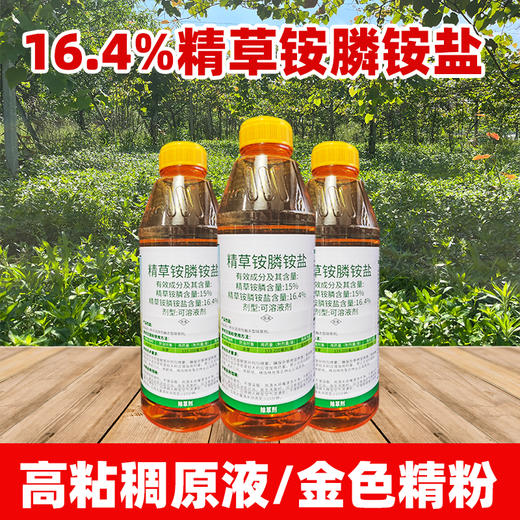 华星徽狼精草铵膦铵盐草安铵磷草胺磷牛筋草小飞蓬农药强力除草剂 商品图3