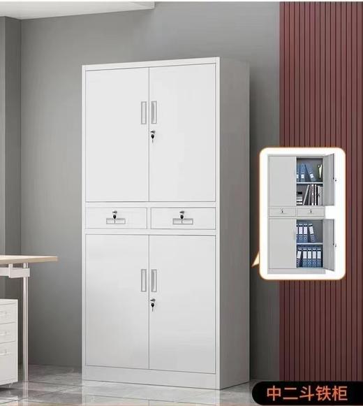 办公用品铁皮文件柜850*390*1800（普） 商品图1