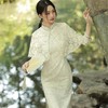 2023秋季新款中长款披肩旗袍连衣裙复古改良民国风少女年轻款旗袍 商品缩略图0