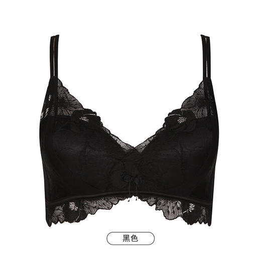 都市丽人舒软挺塑B杯适穿蕾丝调整型文胸中厚款3/4杯塑身文胸无钢圈内衣四排扣LJ31K5 商品图4