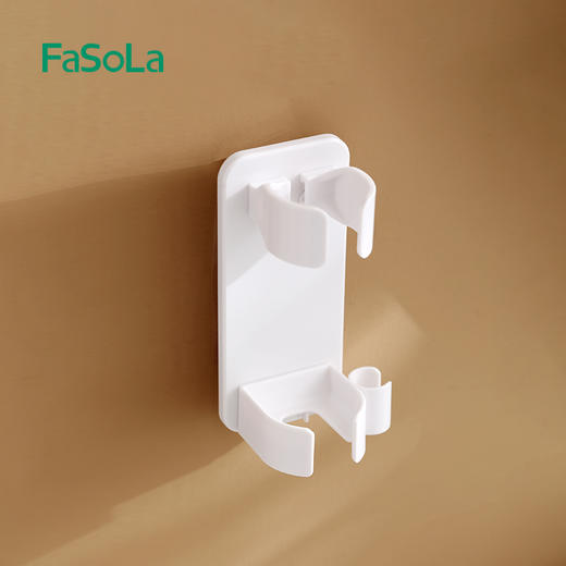 FaSoLa 卷发棒收纳架免打孔卫生间壁挂式熨板支架直发梳电夹板置物架 商品图10