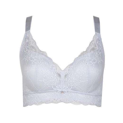 都市丽人舒软挺塑BC杯适穿蕾丝调整型文胸薄款3/4杯塑身文胸无钢圈内衣四排扣LJ32H5 商品图4