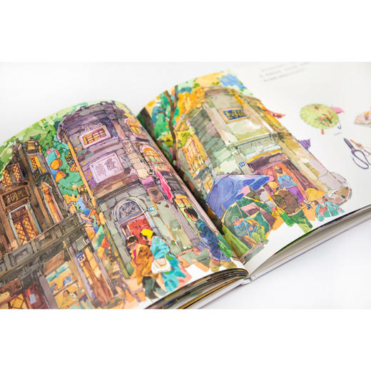 九神鹿绘本馆——杭州故事 良渚古城带我们认识史前杭州文明，西湖变迁让我们浸润着历史沧桑和华美。附赠精美诗词手册，跟着诗词游杭州！ 商品图6