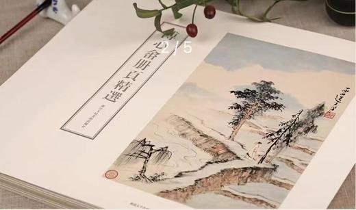 《溥心畲册页精选》，溥心畲绘，8开，散页函装，共100页，浙江人民美术出版社2023年6月一版一印。定价300，售价238 本书精选溥儒册页作品一百余幅，收入各时期的山水、人物、花卉、鞍马、黑猿、 商品图6