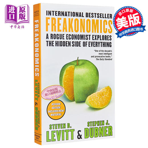 【中商原版】魔鬼经济学 Freakonomics 英文原版 Steven D Levitt 经济管理读物 商品图1