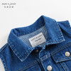 马克珍妮秋装新款 男童纯棉时尚牛仔马甲 儿童上衣231851 商品缩略图2