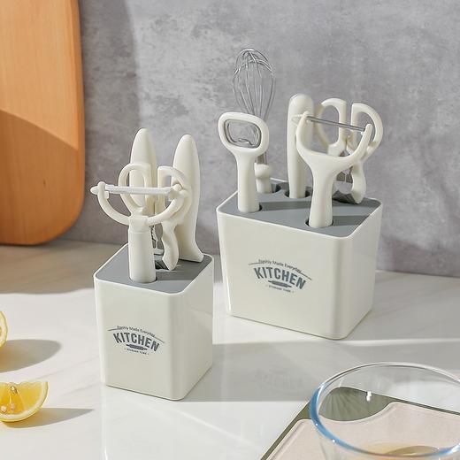 「6件套！颜值派」好利索厨房套装家用小工具用品网红剪刀水果刀开瓶器削皮刀六件套 商品图3