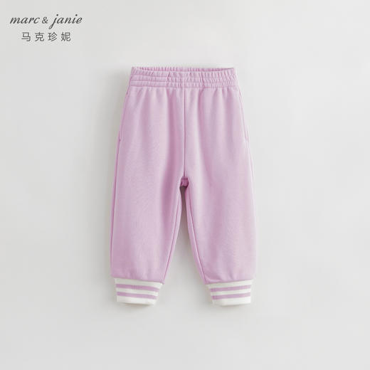 马克珍妮秋装男女童超舒棉撞色休闲运动裤231887 商品图3