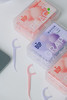 ²清仓500支/组【牙线果味单线超细牙线棒家庭装牙签线】白葡萄+白桃混合口味 50支/盒HM02-CRMM-BP 商品缩略图3