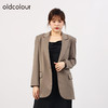 oldcolour欧珂秋季简约休闲气质显瘦西装外套女O33048360 商品缩略图0