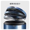 优百纳欧式不锈钢脚踏垃圾桶12L家用带盖静音轻奢客厅厨房卫生间卧室 商品缩略图2
