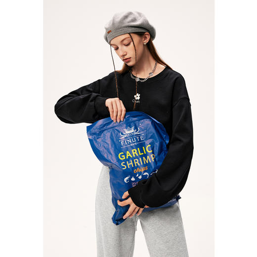 【严选】诗凡黎秋精致印花图案卫衣SE8100241 商品图1