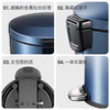 优百纳欧式不锈钢脚踏垃圾桶12L家用带盖静音轻奢客厅厨房卫生间卧室 商品缩略图6