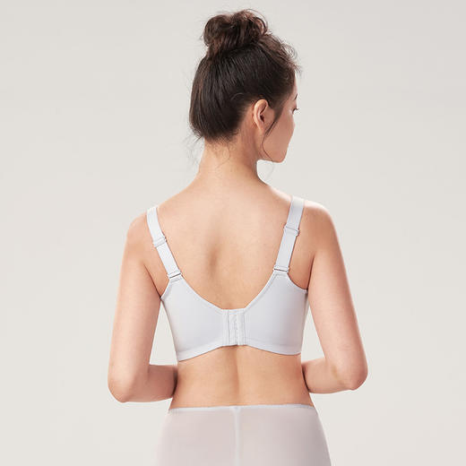 都市丽人完美包容C杯适穿蕾丝内衣超薄款3/4杯常规文胸软钢圈四排扣新年本命年红品YB33S8 商品图3