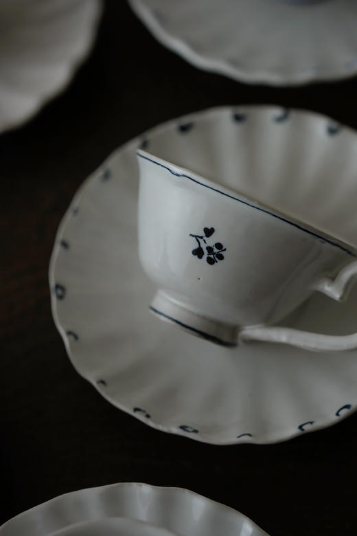 中田雄一69Demi咖啡套杯 青花 商品图1