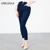 oldcolour春秋商场同款修身高腰显瘦弹力小脚牛仔裤女O31113104 商品缩略图3