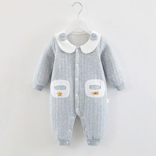 【三层锁温 防风保暖】婴儿连体衣服秋冬棉三层保暖连体衣婴儿衣服宝宝加厚新生爬服哈衣 商品图10
