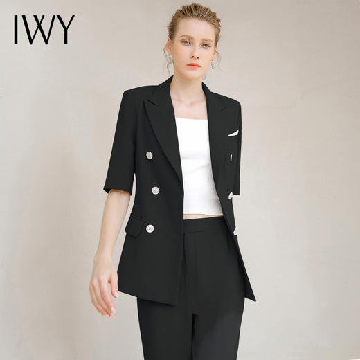 IWY/黑色西装套装女时尚气质职业装232022CP1 商品图3