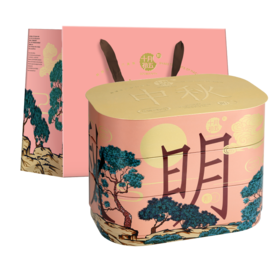 中秋明月礼盒 （铁盒）1430g