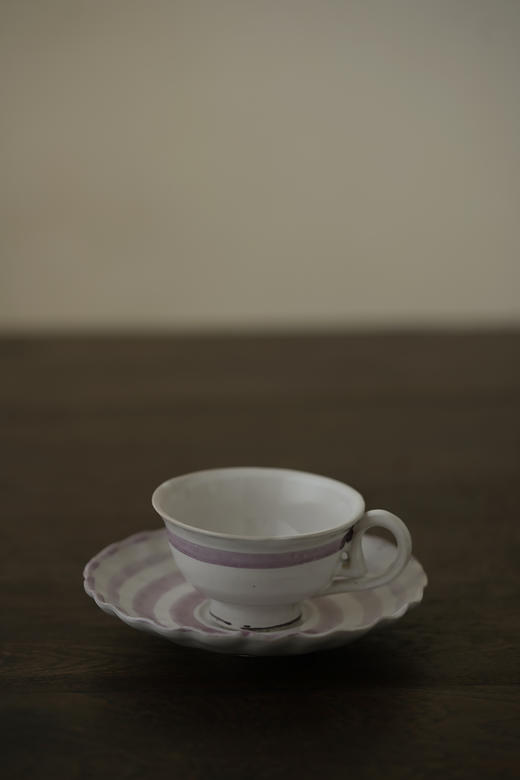 中田雄一86Demi咖啡套杯 紫花景/轮线 商品图0