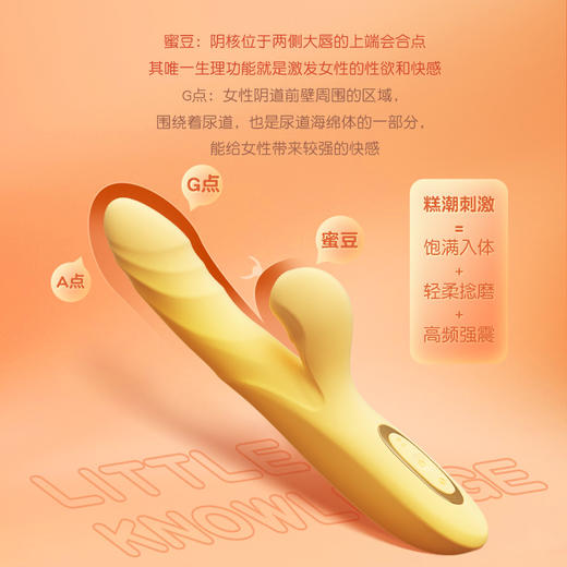 【中高端差异品】谜姬 love欢愉棒-震动伸缩摇摆吮吸加温仿真头部柔软震动棒 商品图11