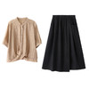 时尚气质，新款休闲修身减龄透气女神两件套套裙HR-MUZL673T-10 商品缩略图5