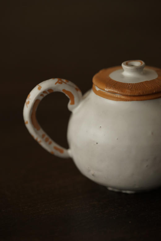 中田雄一60明橙轮线盖茶壶 商品图4