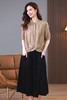 时尚气质，新款休闲修身减龄透气女神两件套套裙HR-MUZL673T-10 商品缩略图6