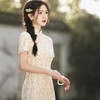 2023春夏新款刺绣中长款旗袍连衣裙 清新文艺少女改良旗袍年轻款 商品缩略图1
