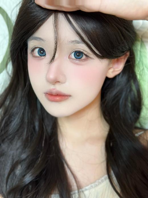 pfgirlcon 年抛美瞳 蓝冰泪 直径14.2mm着色13.4mm 商品图1
