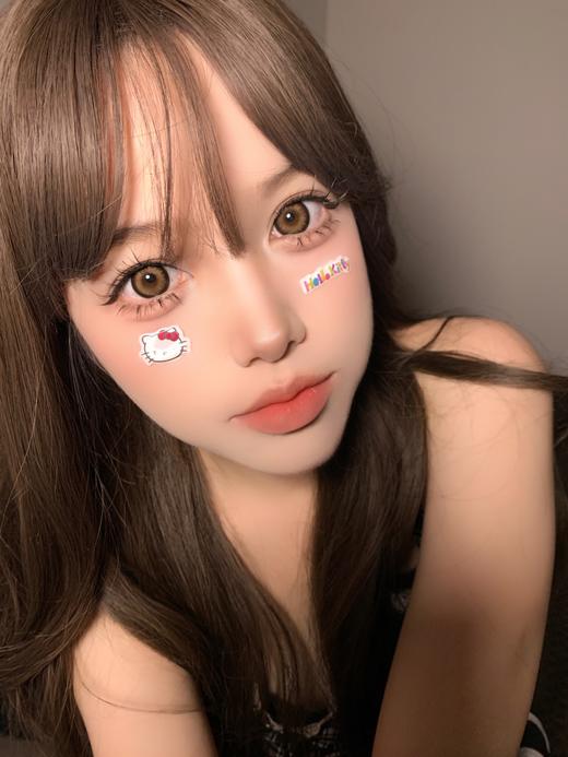 pfgirlcon 年抛 可可小姐棕 直径14.5mm着色14.2mm 商品图2