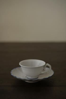 中田雄一93Demi咖啡套杯 叶团青花