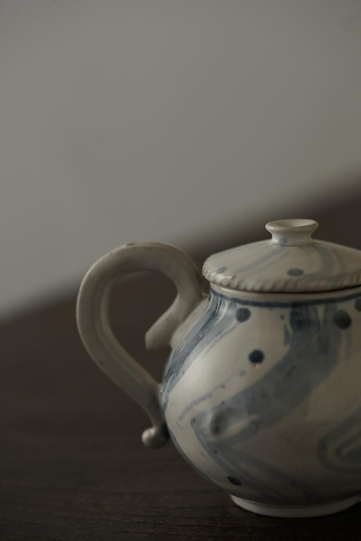 中田雄一54青灰流连文茶壶 商品图2