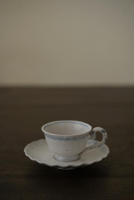 中田雄一89Demi咖啡套杯 青灰花纹 商品图0